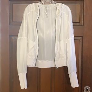 Women’s Alo Yoga Sheer Double Hooded Jacket Large